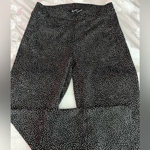 Black and white dress pants